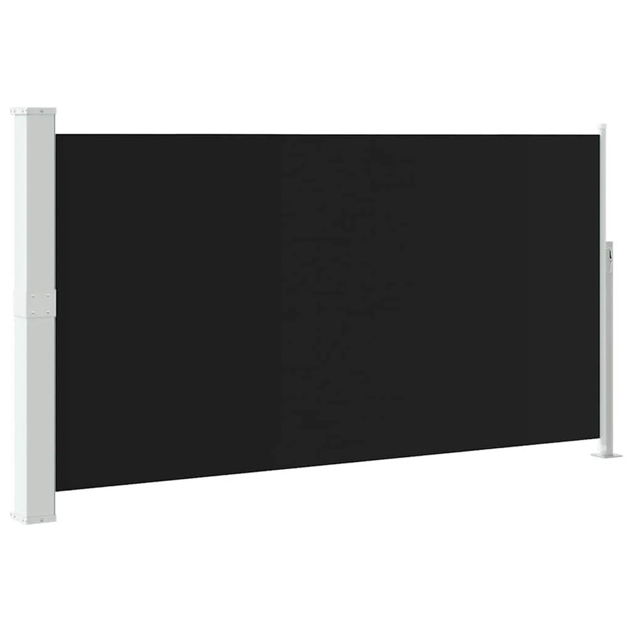 vidaXL Seitenmarkise aus Polyester und Stahl in Schwarz mit automatischem Aufrollmechanismus, B/H: 300 x 160 cm - Bild 2