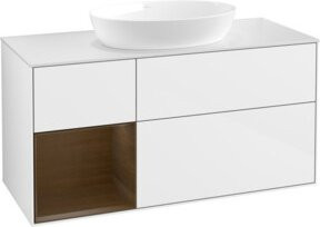 V&B Waschtischunterschrank Finion in Weiß lackiert, Breite: 120 cm, Tiefe: 50,1 cm, Höhe: 50,1 cm - Bild 1