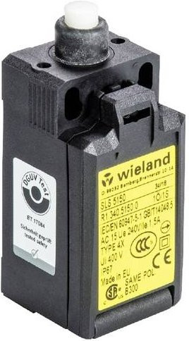 Wieland Electric SLS 5130 Sicherheitsschalter R1.340.5130.0 in Schwarz mit Schutzart IP66/IP67 aus Kunststoff - Bild 1