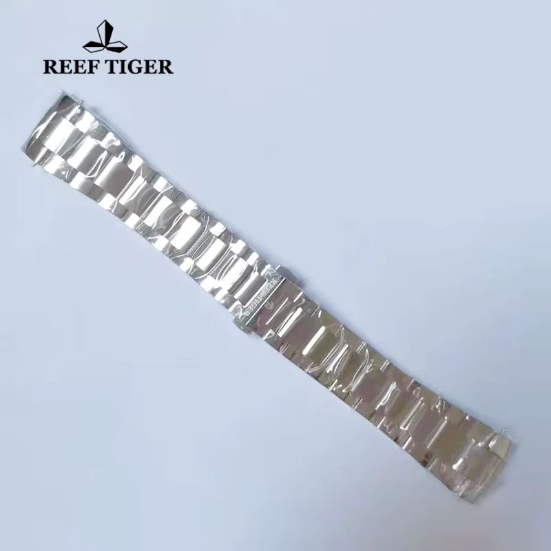 Reef Tiger Uhrenarmband Edelstahl, Silber, Unisex - Bild 2