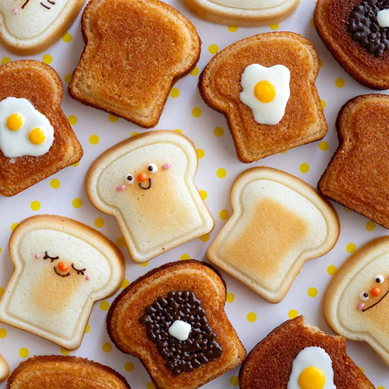 Antihaft Backblech aus Kohlenstoffstahl im japanischen Stil für Brot, Apfel und Kuchen, Schwarz - Bild 3