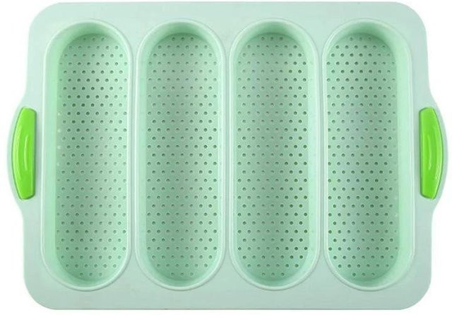 Yiran Furniture Silikon 4-Gitter-Brotform Backwerkzeug mit Antihaftbeschichtung - Bild 1