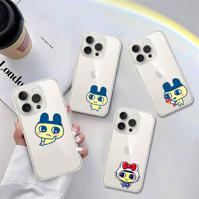 M-Mametchi Handyhülle für iPhone 17 16 15 14 13 12 11 Pro Max Plus Transparent - Bild 1