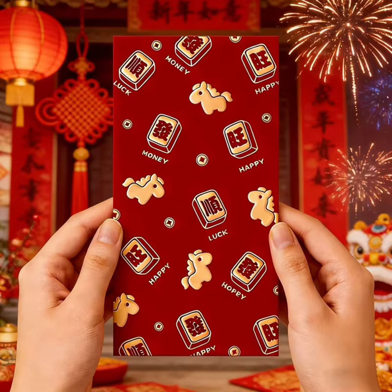 30 Stück Rote Umschläge zum Chinesischen Neujahr mit Goldfolienprägung in Rot und Gold - Bild 2
