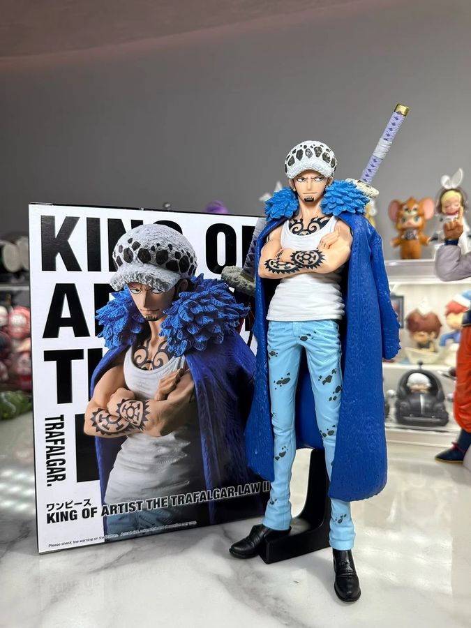 Bandai Banpresto One Piece Anime Figur Trafalgar Law König des Künstlers - Bild 3