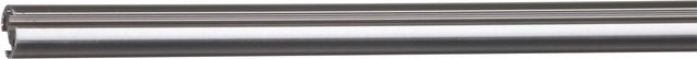 Mydeco Gardinenstange für Gleiter in Edelstahl-Optik, Farbe: Silber, Durchmesser: 1,6 cm, Länge: 240 cm - Bild 1