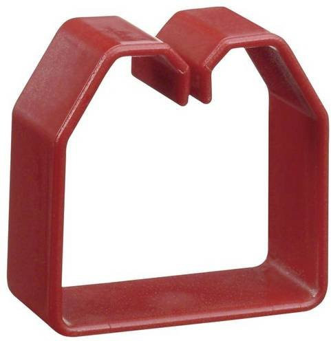 Hager Klammer HN500503 rot B: 50 mm, H: 50 mm, 50 Stück - Bild 1