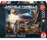 Schmidt Spiele Puzzle Unendliche Welten - Michele Farella: Raumfahrtmissionen, 1000 Teile - Bild 1