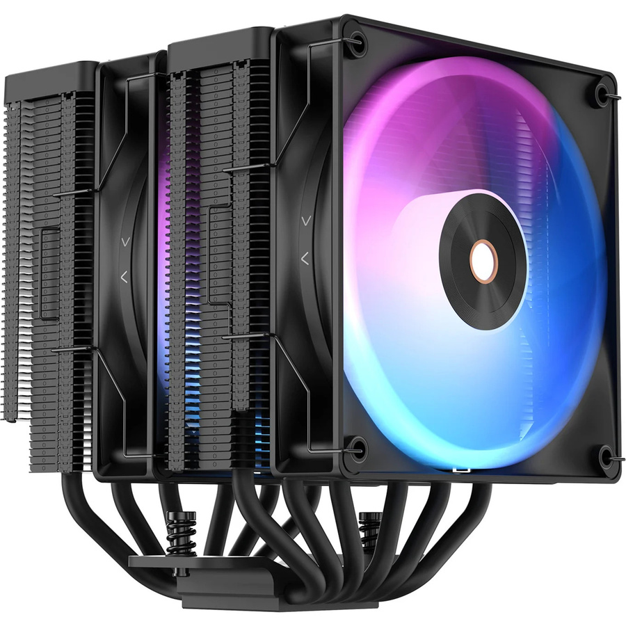 Ocypus Delta A62 ARGB CPU-Luftkühler in Schwarz mit Multicolour-Beleuchtung - Bild 1