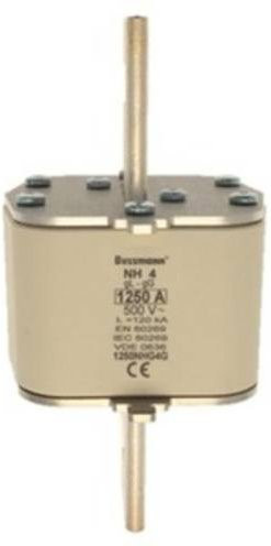 Eaton NH-Sicherung 1250NHG4G mit mechanischer Sicherungsanzeige, Größe 4, 1250A, 500V, Silber - Bild 1