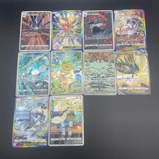 Keeppley Pokémon Rayquaza Ex Magikarp Sammeln Signature Trading Karten, 10-teiliges Set, Englische Version - Bild 1