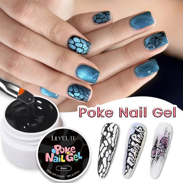 LILYCUTE Nagelgel, Weiß, Glänzend, 8 ml - Bild 1