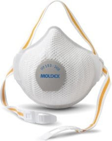 Moldex Atemschutzmaske 3408 Air Plus ProValve FFP3 R D mit Dichtlippe und Klimaventil, Weiß - Bild 1