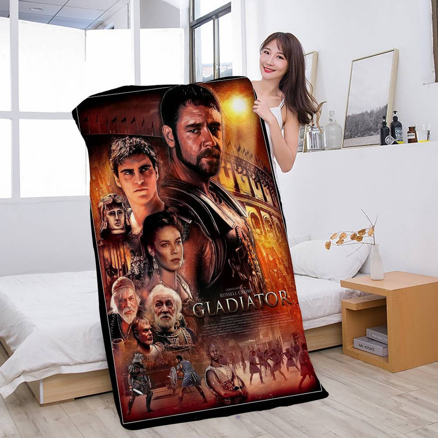 Ka Chen Muxi Gladiator Klassischer Film Strandtuch für Mädchen, Mikrofaser, bunt, B/H: 40 x 60 cm - Bild 4