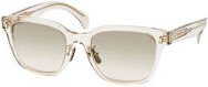 Moncler ME 6002D Sonnenbrille, Quadratisch, Vollrand, Kunststoff, Unisex, beige, green, transparent - Bild 1