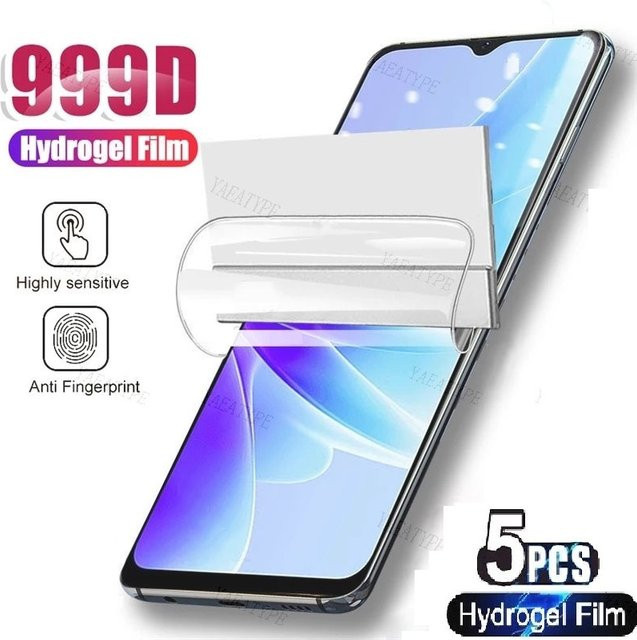 5er Pack Hydrogel Display Schutzfolie für ViVo Y33 Y33S Y55 Y52 Y31 Y51 Y54S Y76S Y74S Y15S Y21S in Transparent - Bild 1