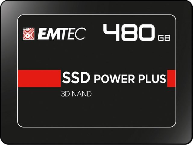 EMTEC SSD Power Plus Interne SSD 480 GB SATA 2.5 Zoll Schwarz - Bild 1