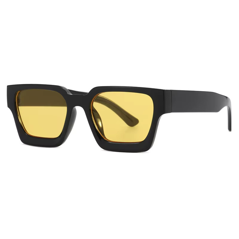 Julyrays Sonnenbrille, quadratisch, Vollrand, Kunststoff, Unisex, grün - Bild 3