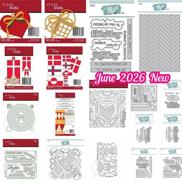 Dan/Mw Metall-Stanzform Mein Herz für DIY Scrapbook und Kalender, Silber - Bild 1