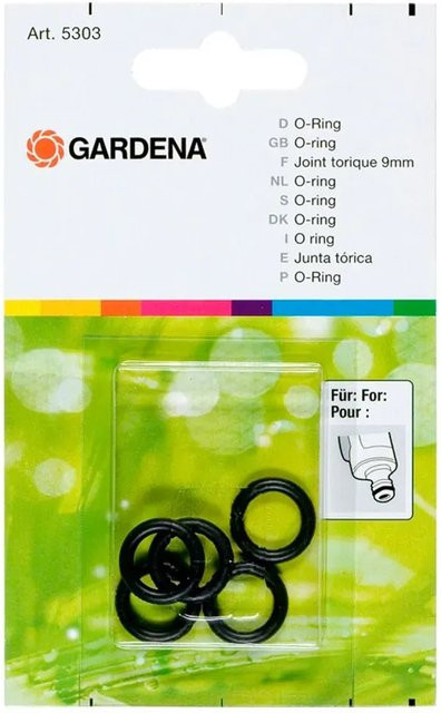 Gardena O-Ring Set aus Kunststoff, 9 mm, 5 Stück - Bild 2