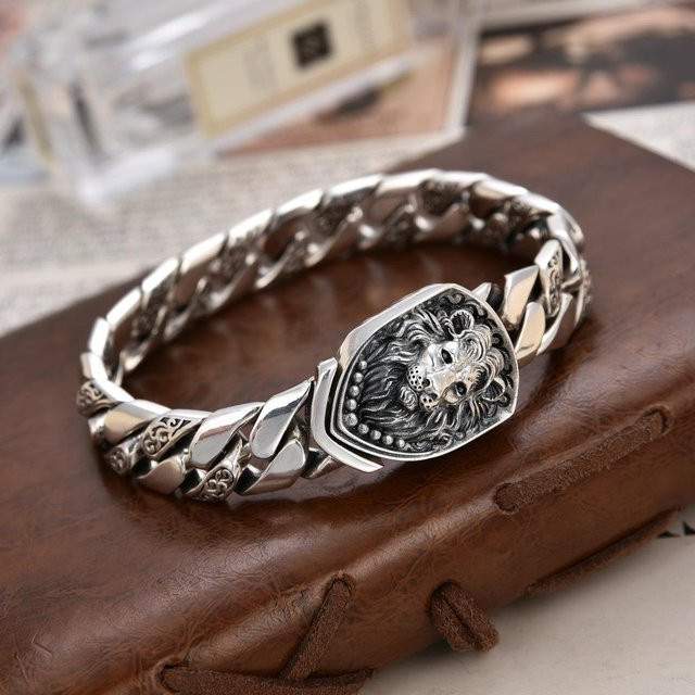 Fashion Maker 2 Silberarmband, 925 Silber, Schwarz, Unisex, Vintage - Bild 1