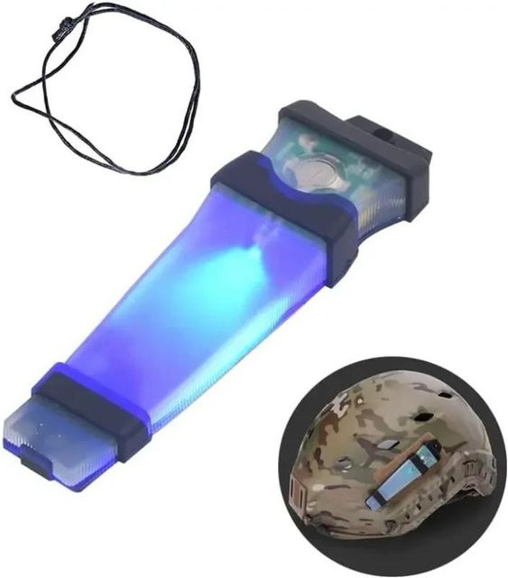 Binchi Keji Travel Taktische FMA-Helm-Blinkleuchte Wasserdichte Signallampe in Blau - Bild 1