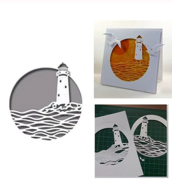 Bergwasser Metall Schneidwerk Schablonen für DIY Scrapbooking und dekorative Prägung in Silber - Bild 4