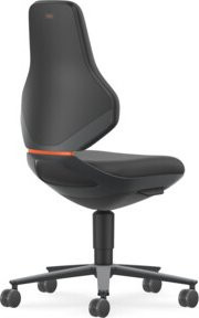 Bimos ESD Texon Supertec Stuhl mit Rollen in Schwarz mit Sitzhöhe 45,0 cm bis 62,0 cm - Bild 1