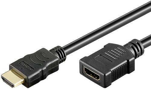 TECHly HDMI-Verlängerungskabel mit Ethernet/LAN in Schwarz, 7,5 m - Bild 1