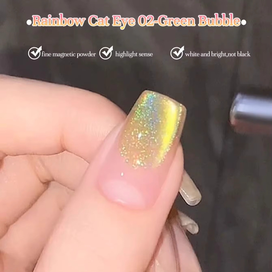 SHAKA Cat Eye Gel Nagellack, Schimmernd - Bild 1