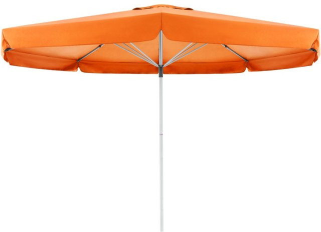 Doppler Sonnenschirm Telestar 500 in Orange mit Volant und Windventil, Durchmesser: 500 cm - Bild 1