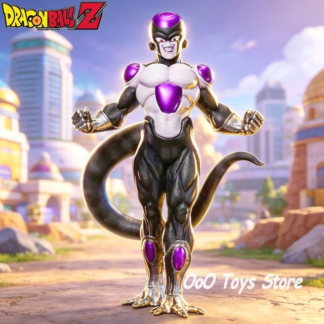 Bandai Dragon Ball Z Frieza Actionfiguren, Schwarz-Gold, PVC-Statue - Bild 1