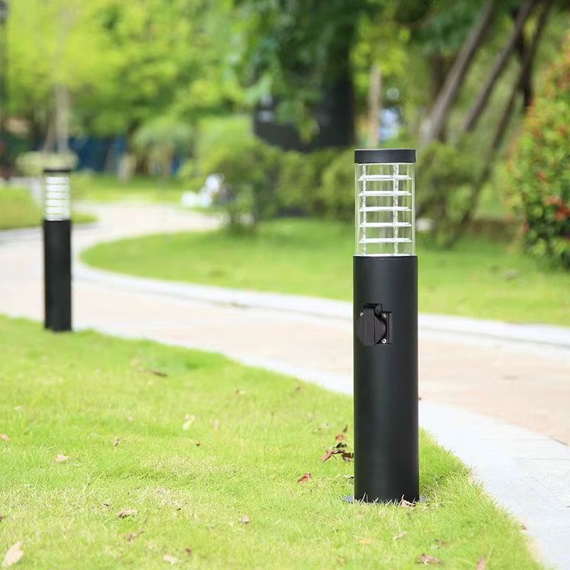 Ynhaw Wasserdichte Aluminium-Stehlampe für den Außenbereich mit E27-Fassung zur Garten- und Landschaftsbeleuchtung - Bild 5
