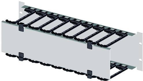 Apranet 26516008 Kabelhalter 19 Zoll in Silber - Bild 1