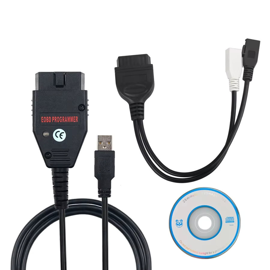 Galletto ECU Flasher OBD2 Kabel für VAG Serie, FTDI FT232RQ Chip Tuning Tool zum Lesen und Schreiben, Schwarz - Bild 4