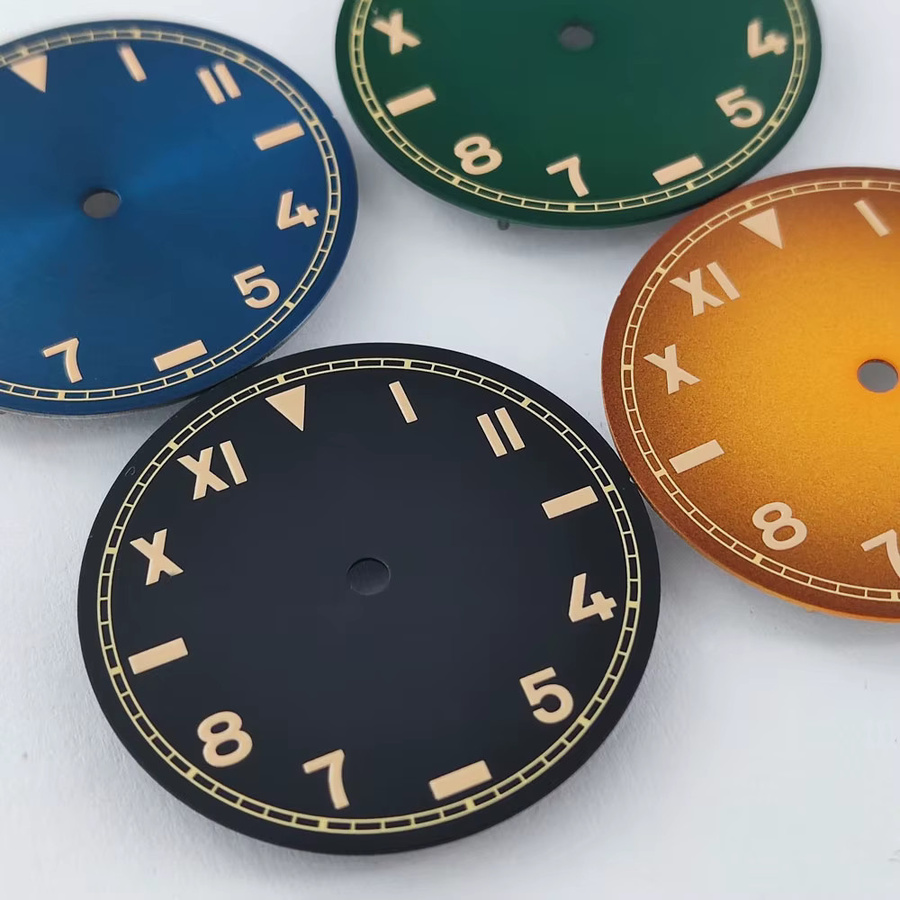 OUMASHI Zifferblatt Taucheruhr, grün, 28,5 mm - Bild 2