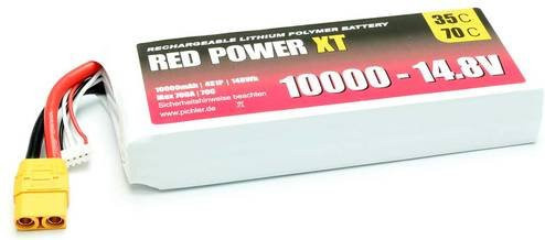 Red Power LiPo Modellbau-Akkupack 14.8V 10Ah 35C mit XT90 Anschluss in Rot/Weiß - Bild 1