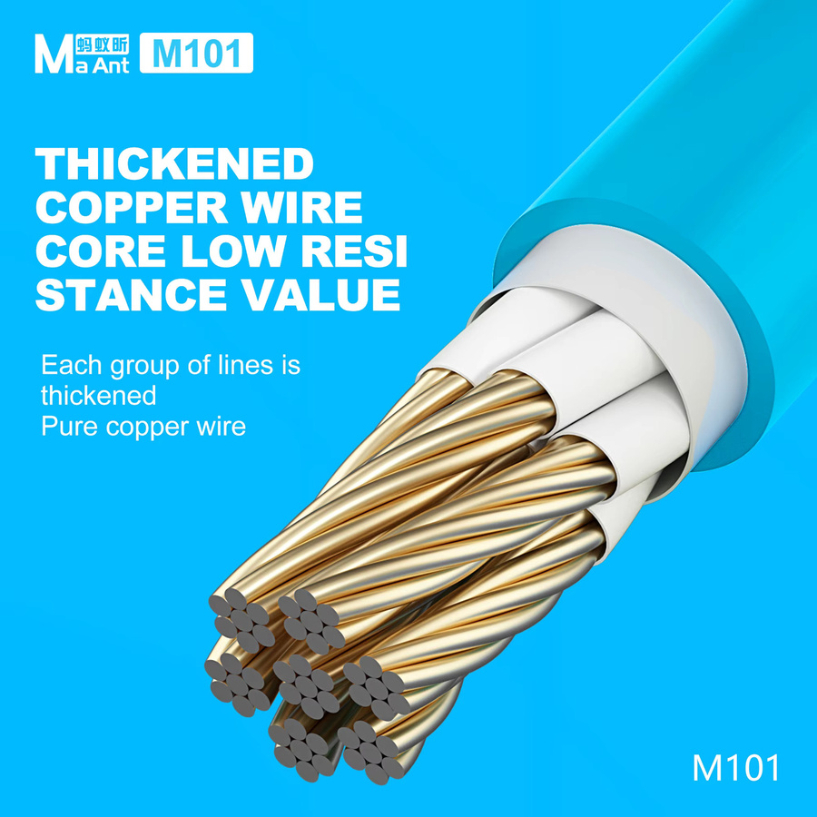 MaAnt M101 Android Phone Boot Cable mit Auto-Detection und Überspannungsschutz für die Reparatur und den Power-On Test in Multicolour - Bild 3