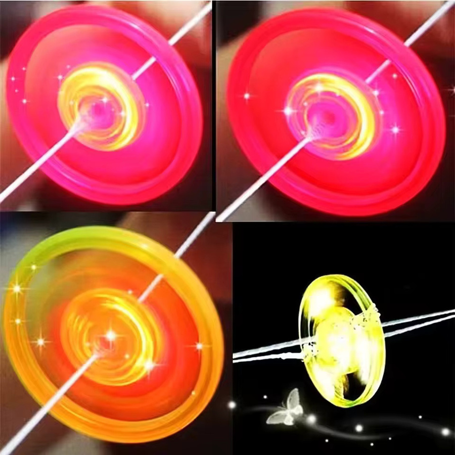5er Set Meade Leuchtendes Kinder Spielzeug mit Lichteffekt und Schwungrad in Multicolour - Bild 3