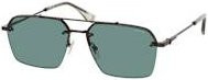 Police SPLQ 90 Sonnenbrille, randlos, quadratisch, Metall, Herren, schwarz, grün, grau - Bild 1