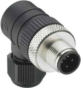 Lumberg Automation M12 Stecker RSCW 4/7 mit 4 Polen in Schwarz - Bild 1