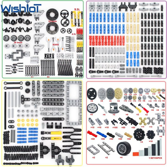 wishiot Bausteine Zubehör, Suspension Perforierte Technologie, Bunt / Mehrfarbig - Bild 1