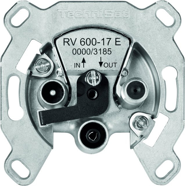 TechniSat TECHNIPRO RV 600-17E Sat-Durchgangsdose in Silber - Bild 1