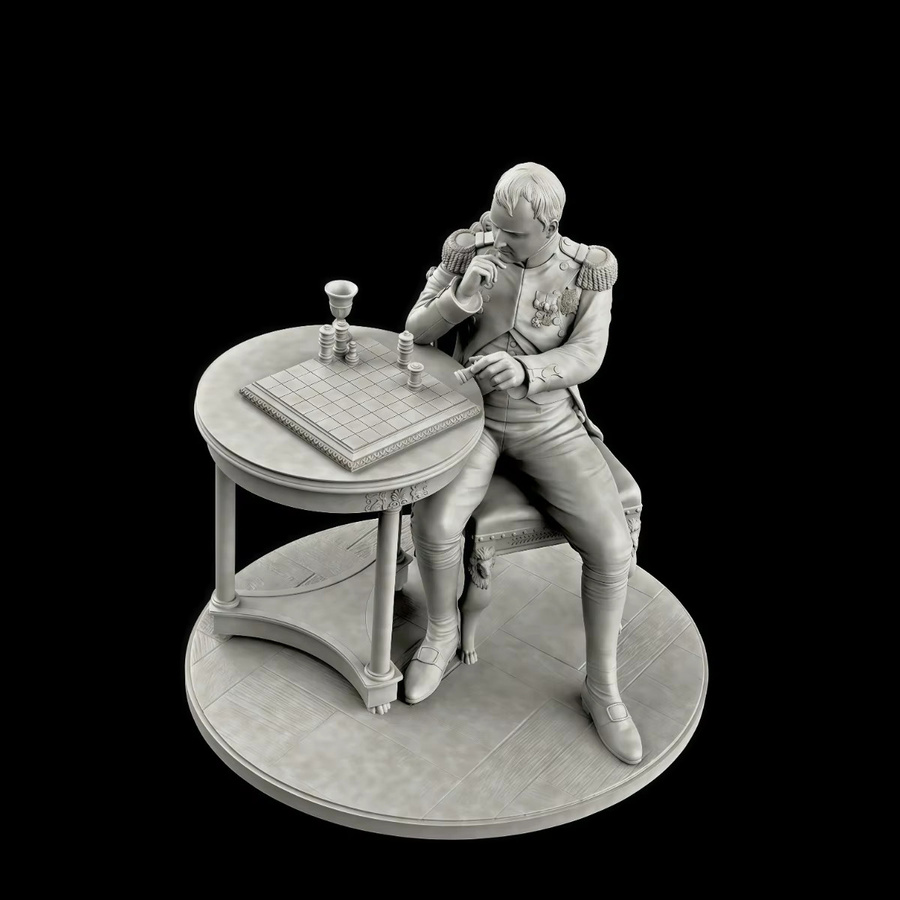 Napoleon Kaiser, 75-mm-Modellbausatz, aus Kunstharz, unmontiert und unbemalt - Bild 2