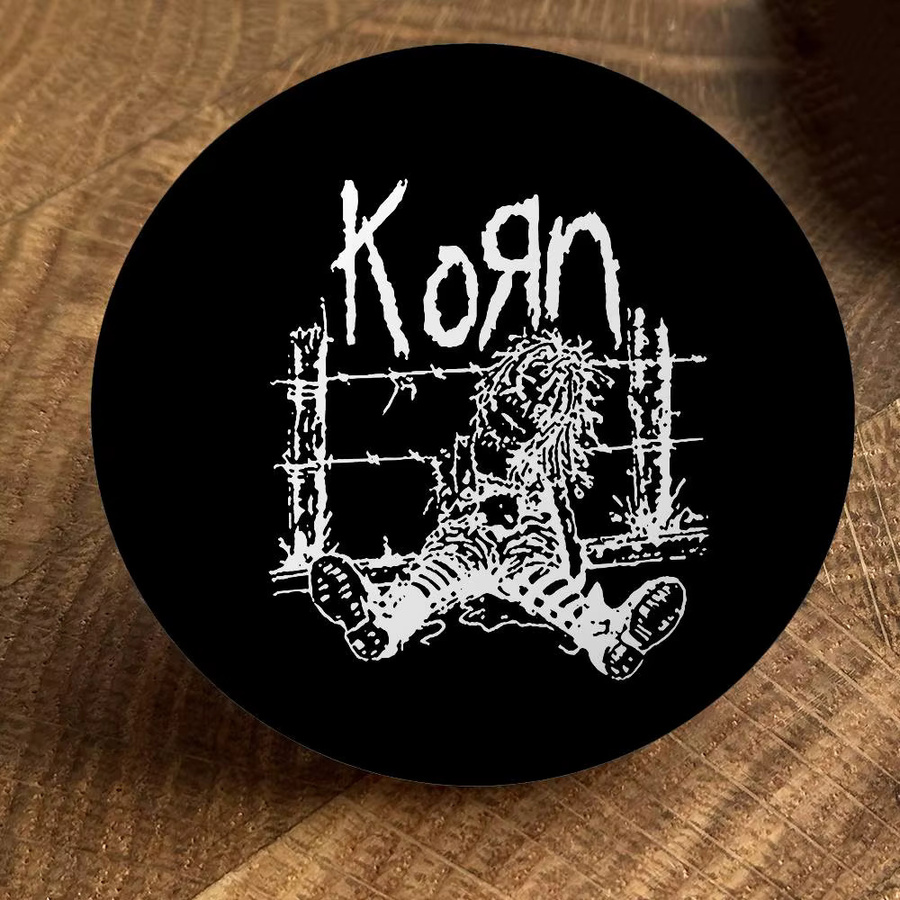 K-Korn Brosche, Rock Band Musik, Unisex - Bild 4
