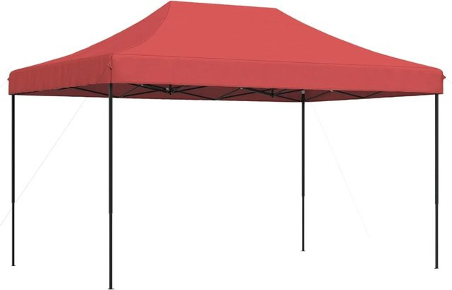 vidaXL Party-Zelt aus Oxford-Stoff in Bordeauxrot, B/T/H: 440 x 292 x 315 cm - Bild 1