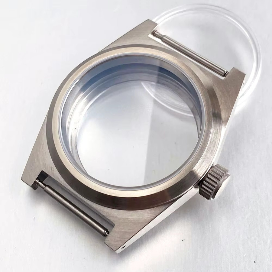 Tandorio Uhrengehäuse Edelstahl, 38 mm, Silber, Herren - Bild 2