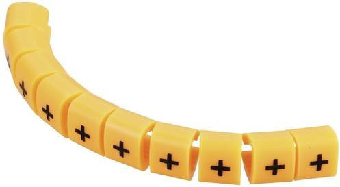 TRU Components TC-MB1/+203 Kennzeichnungsclip in Gelb für Außendurchmesser 3 bis 3,60 mm - Bild 1