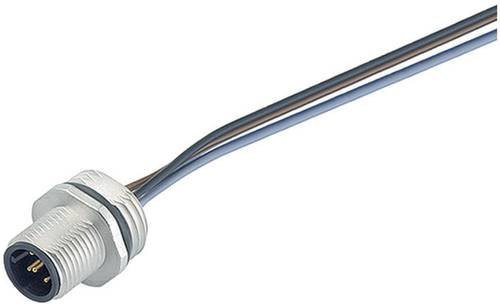 Binder Sensor- und Aktor-Einbausteckverbinder M12 mit 4 Polen in Silber - Bild 1