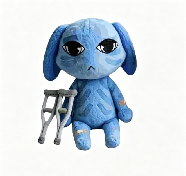 Kawaii Krankenhausspiel Plüschtier, Horror Monster Charakter, 25cm, ab 1 Jahr - Bild 1